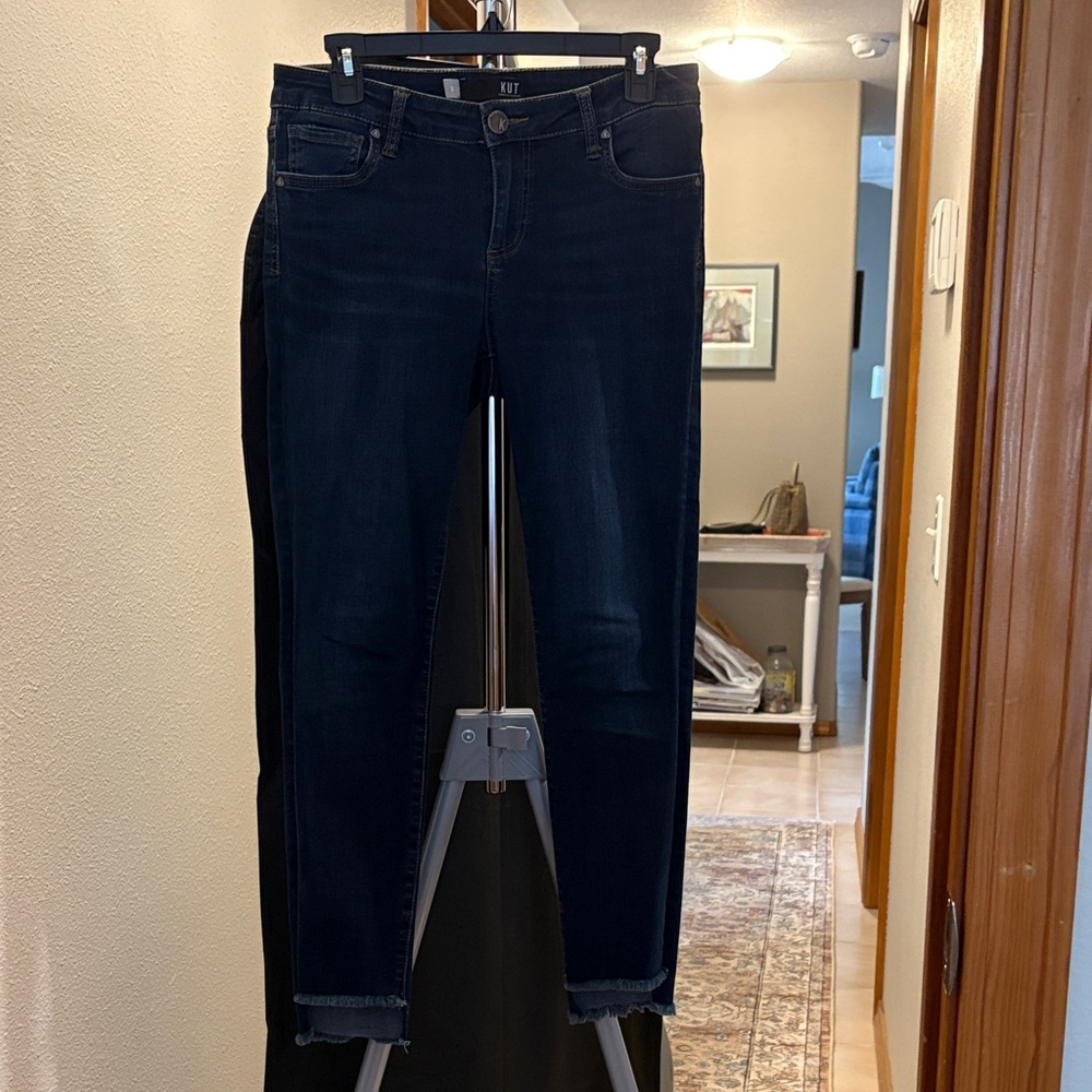 Kut from the Kloth Connie Dark Cropped Skinny Jeans